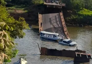Ponte cai no Amazonas e deixa pelo menos três mortos e cinco feridos