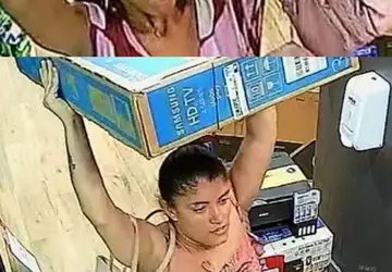 Polícia busca mulheres suspeitas de furtar TVs em shopping