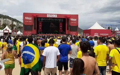 Vitória da seleção embala expectativa do hexa entre torcedores no Rio