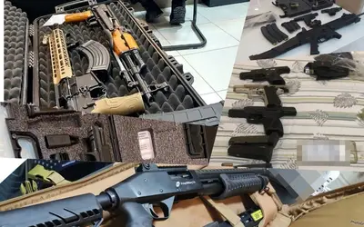 De AK-47 a fuzil T4; veja arsenal apreendido pela PF em Alagoas