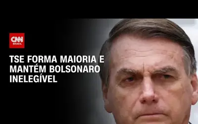 TSE forma maioria para rejeitar recurso de Bolsonaro contra inelegibilidade